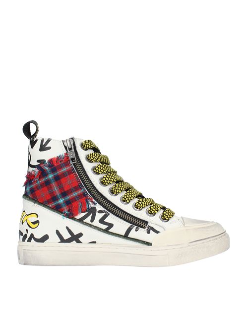 Trainers model 422P-903-19-P003CB in leather EMANUELLE VEE | 422P-903-19-P003CBBIANCO